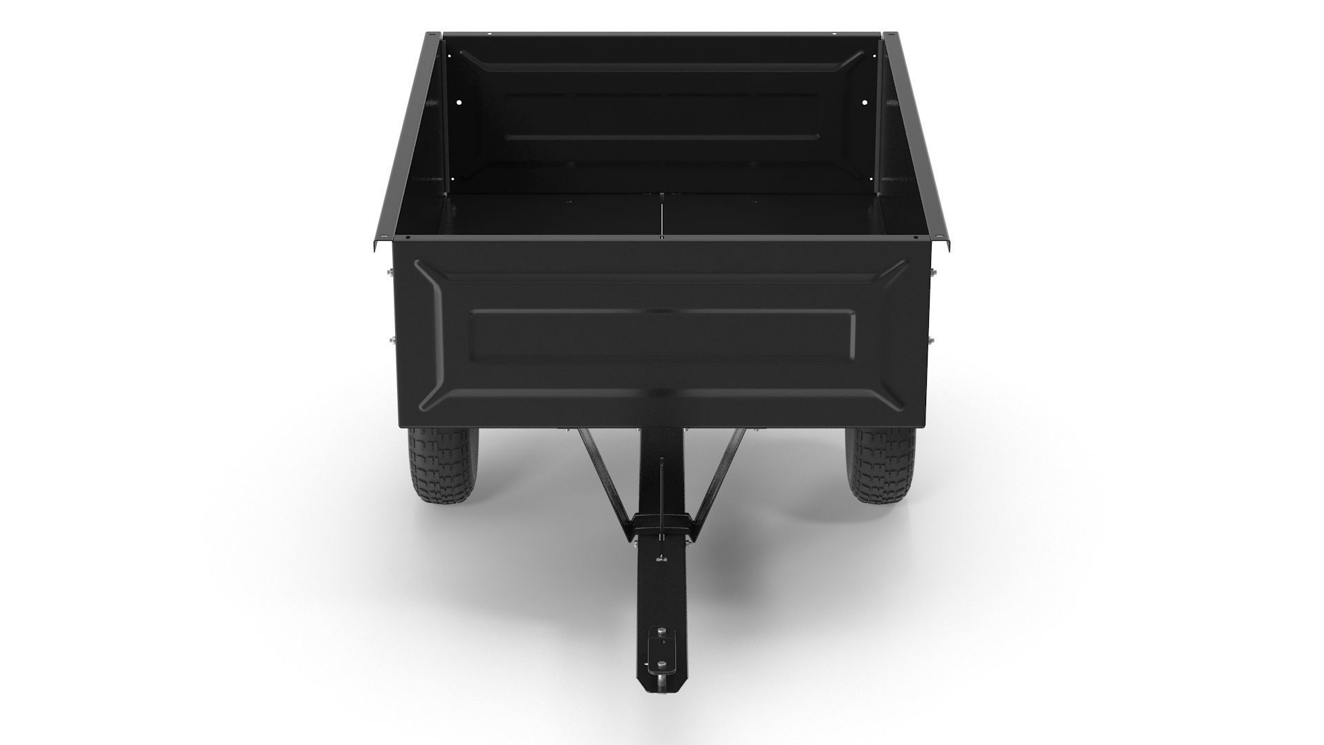 Dump Cart Low-poly 3D model_1