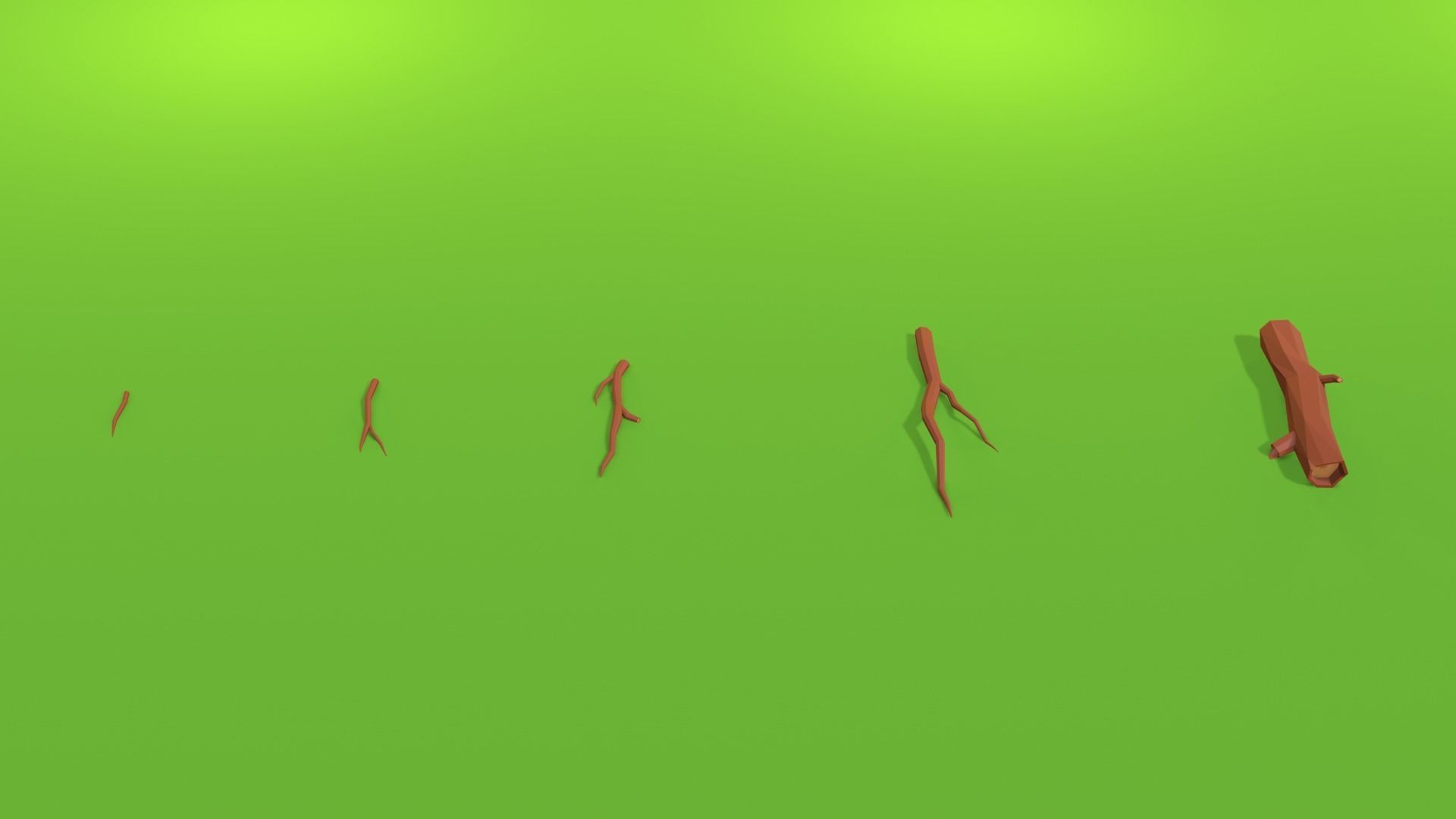 TREE PACK Free low-poly 3D model_14