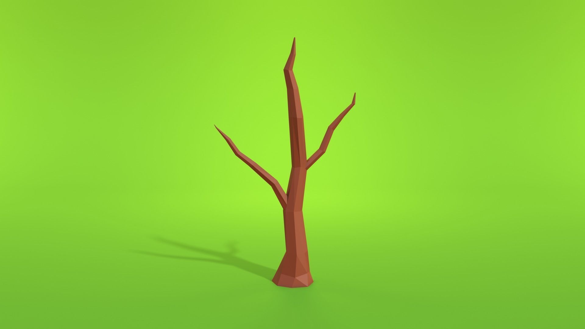 TREE PACK Free low-poly 3D model_7