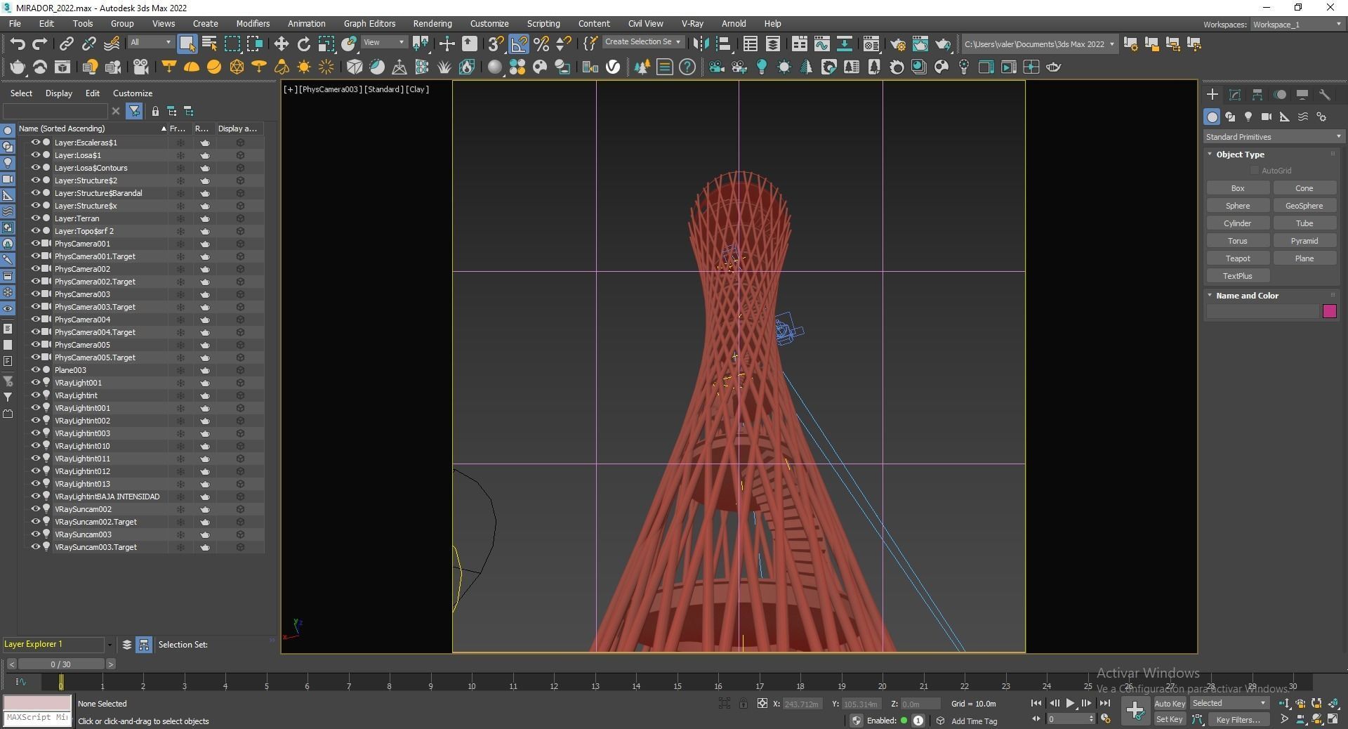 Pavilion Still Image render and Animation 3D model_14