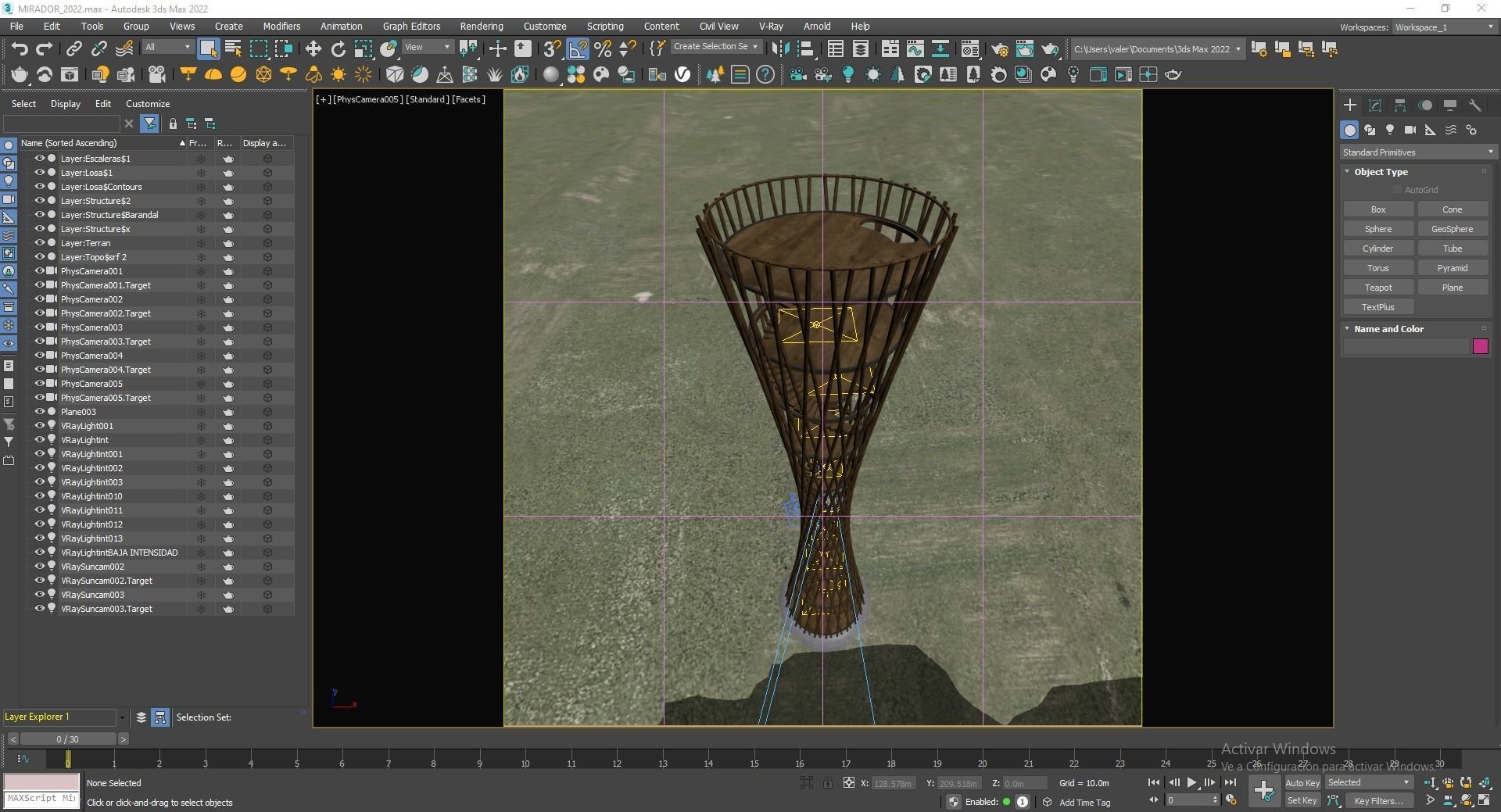 Pavilion Still Image render and Animation 3D model_17