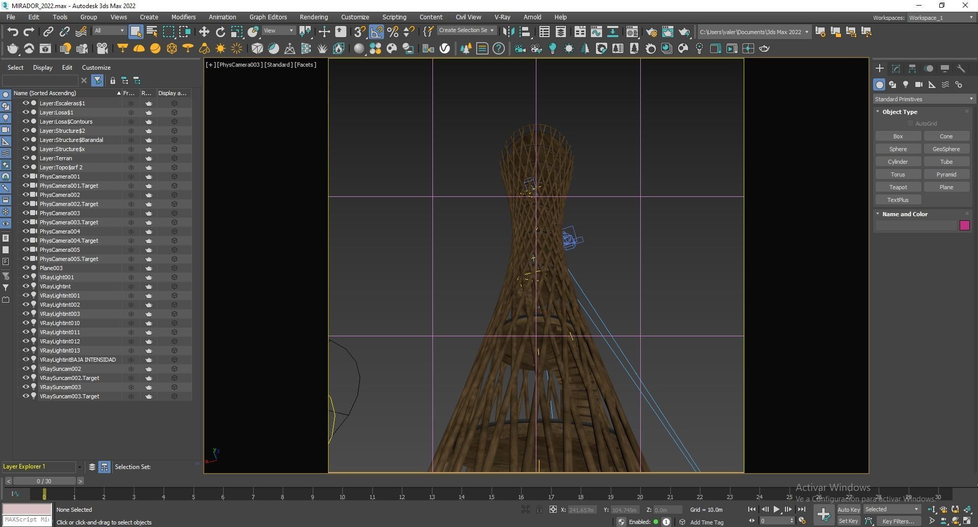 Pavilion Still Image render and Animation 3D model_12