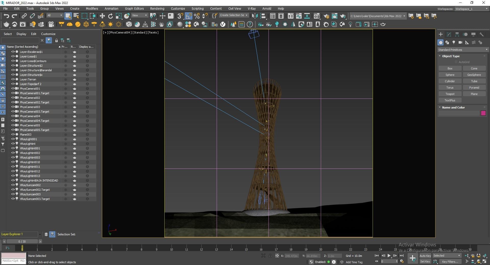 Pavilion Still Image render and Animation 3D model_10