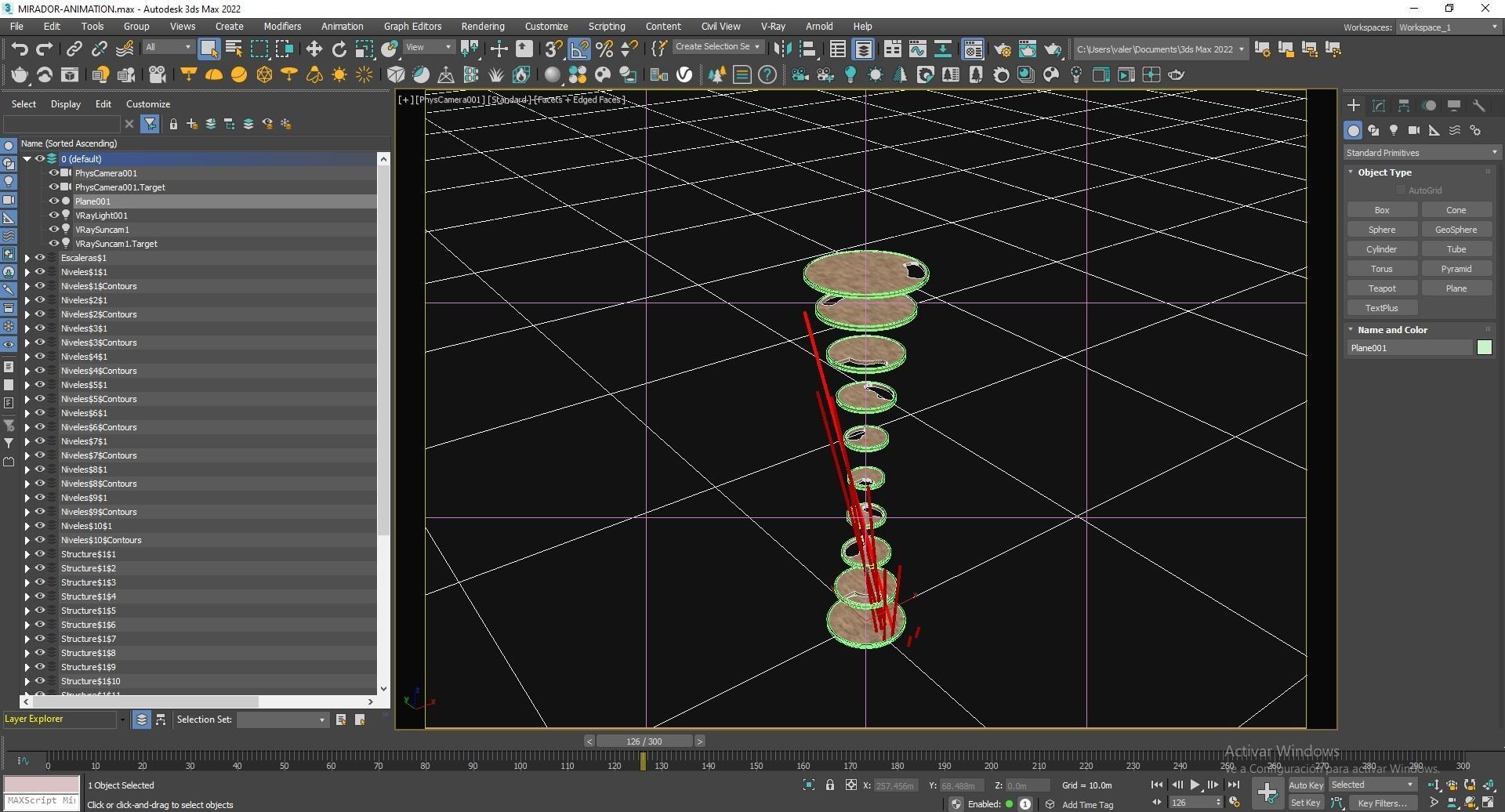 Pavilion Still Image render and Animation 3D model_16