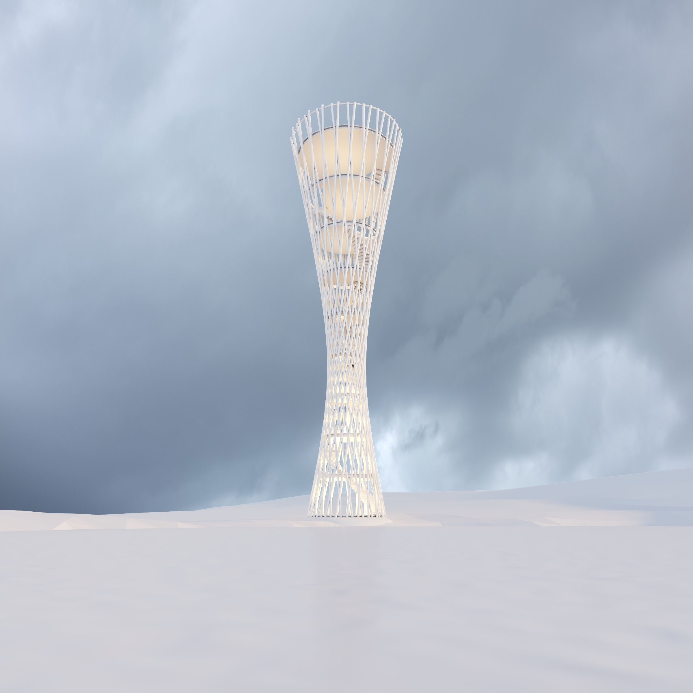 Pavilion Still Image render and Animation 3D model_7