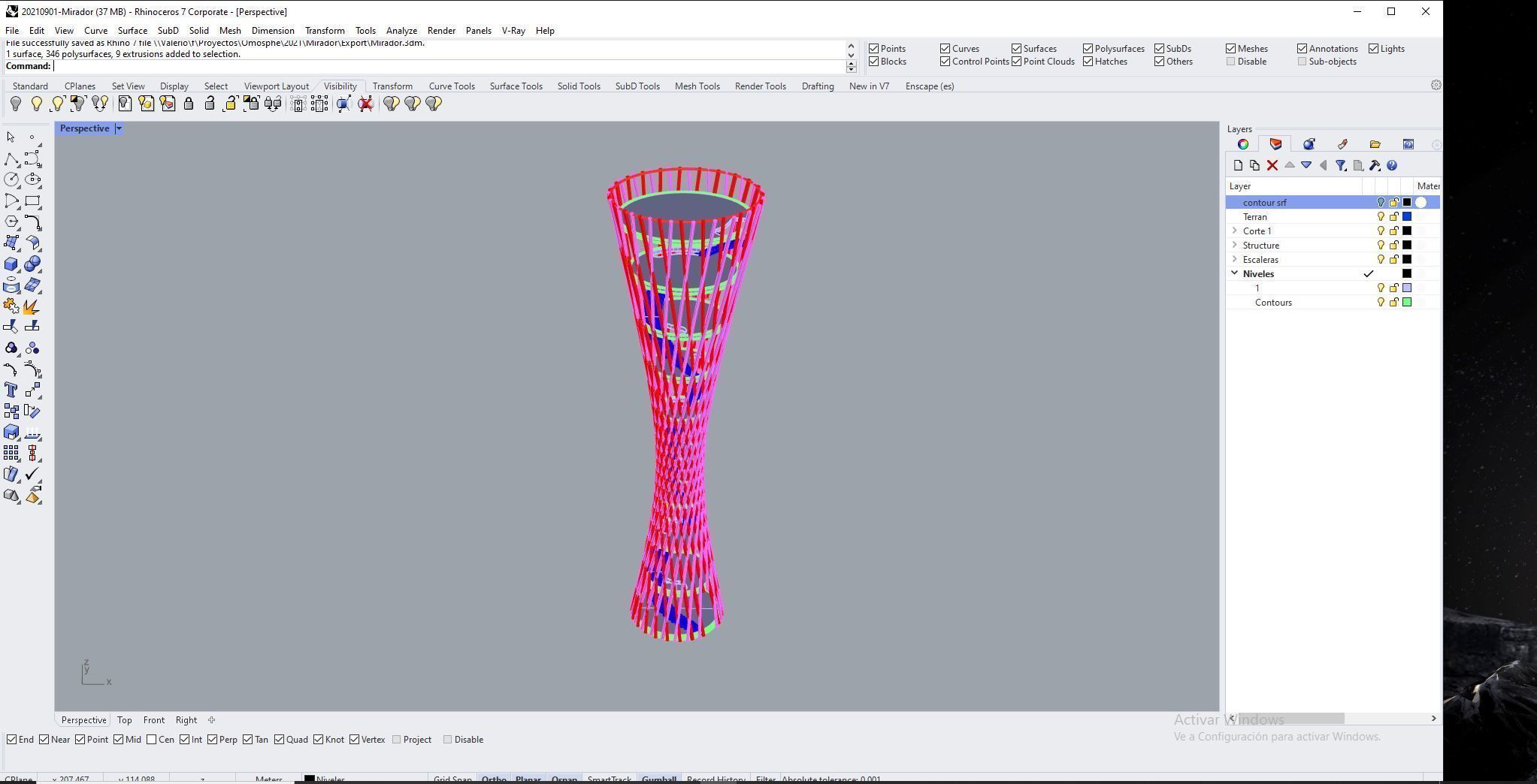 Pavilion Still Image render and Animation 3D model_22