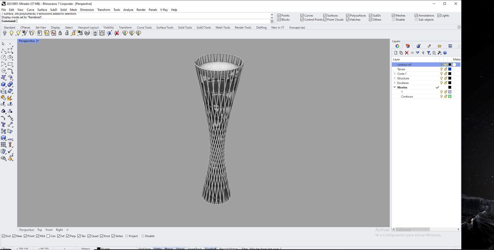 Pavilion Still Image render and Animation 3D model_23