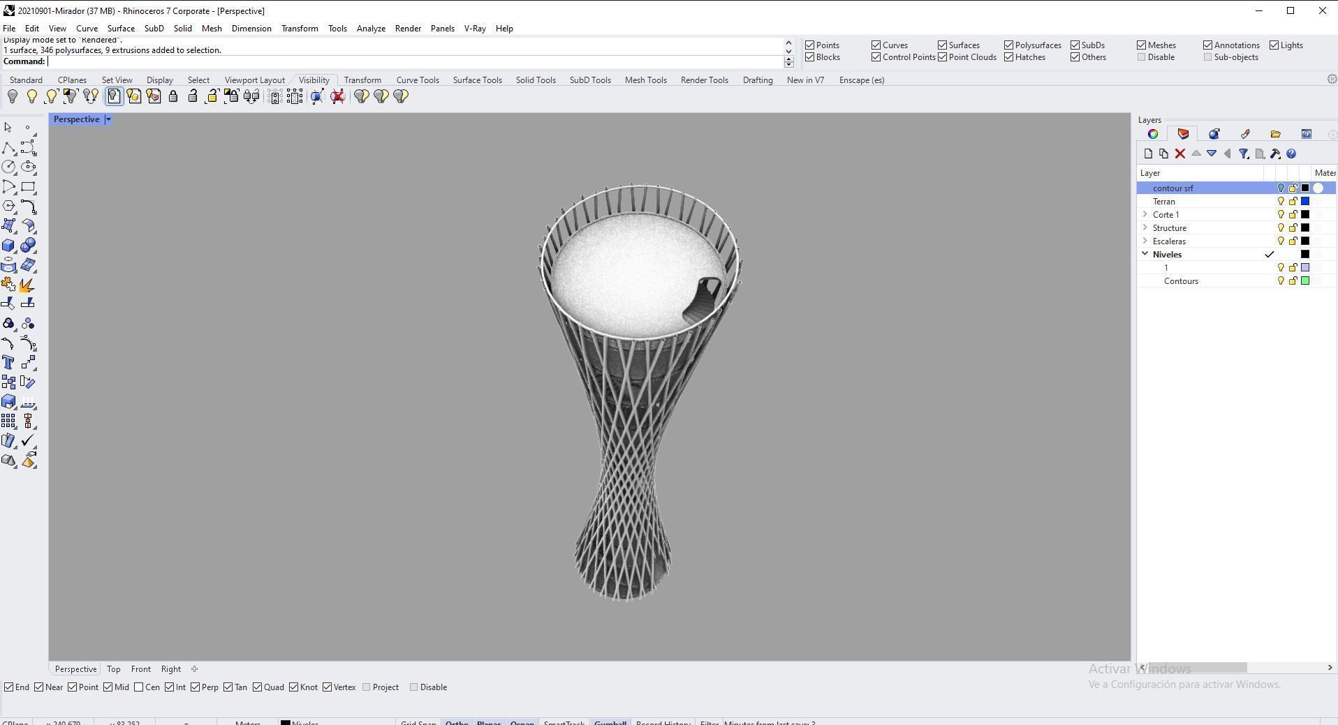 Pavilion Still Image render and Animation 3D model_24