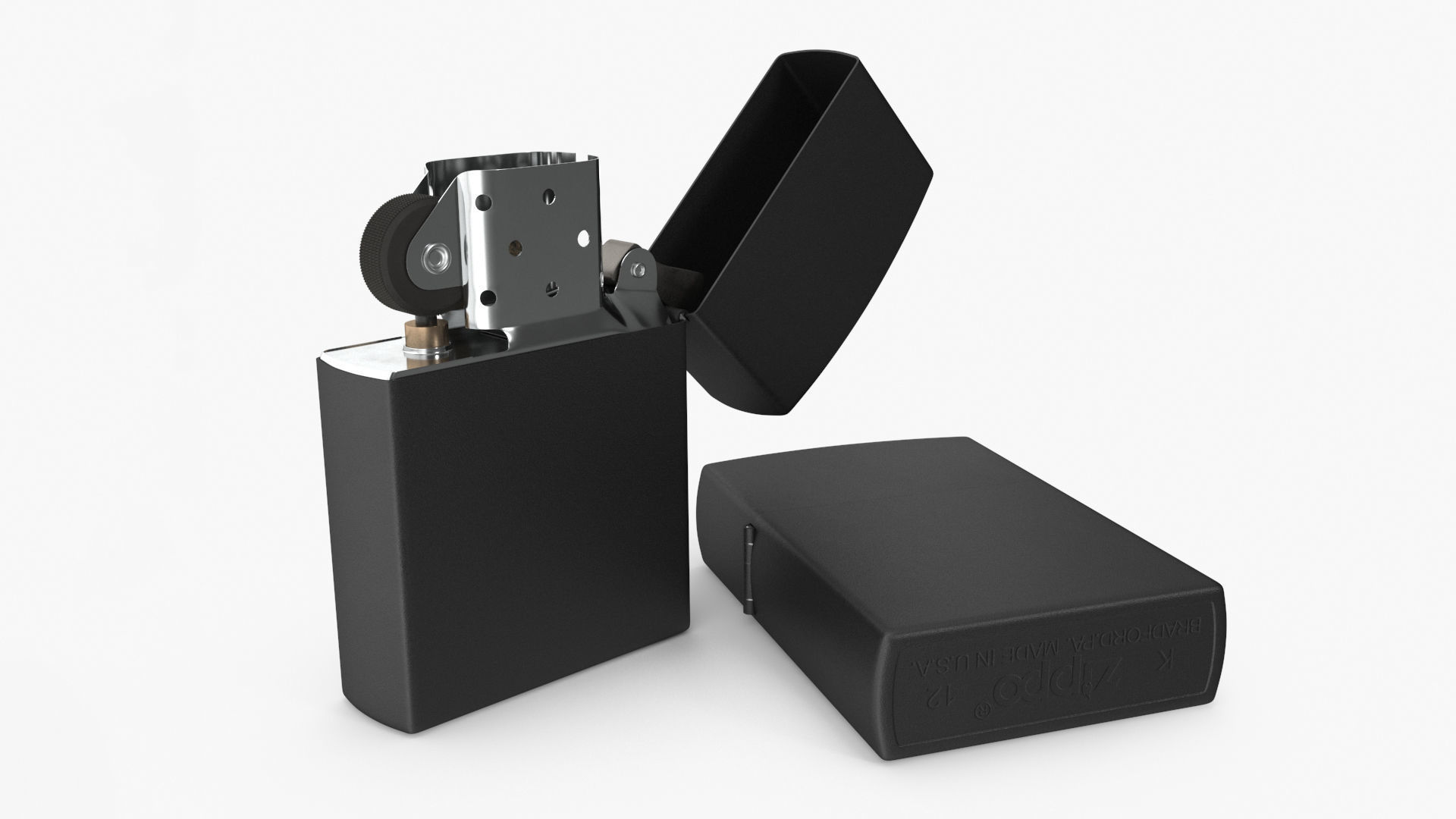 Zippo Lighter 3D model_7