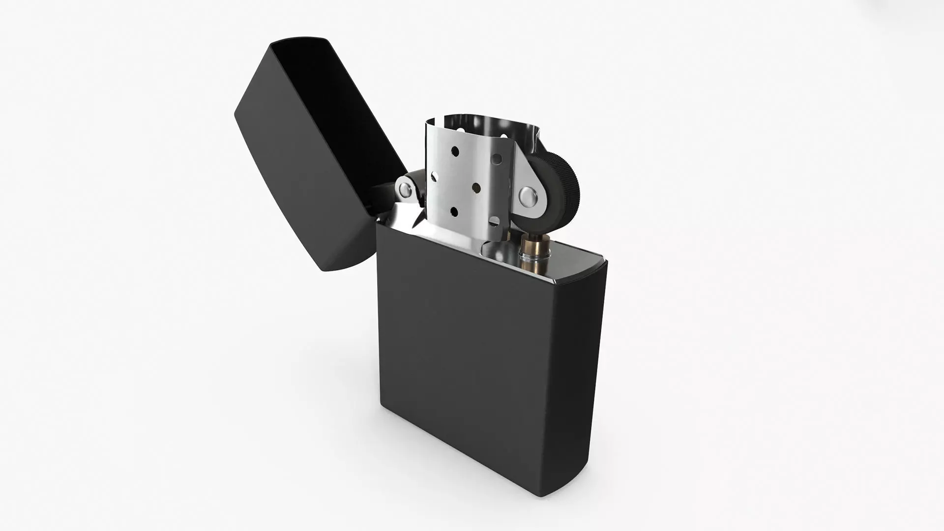 Zippo Lighter 3D model_0