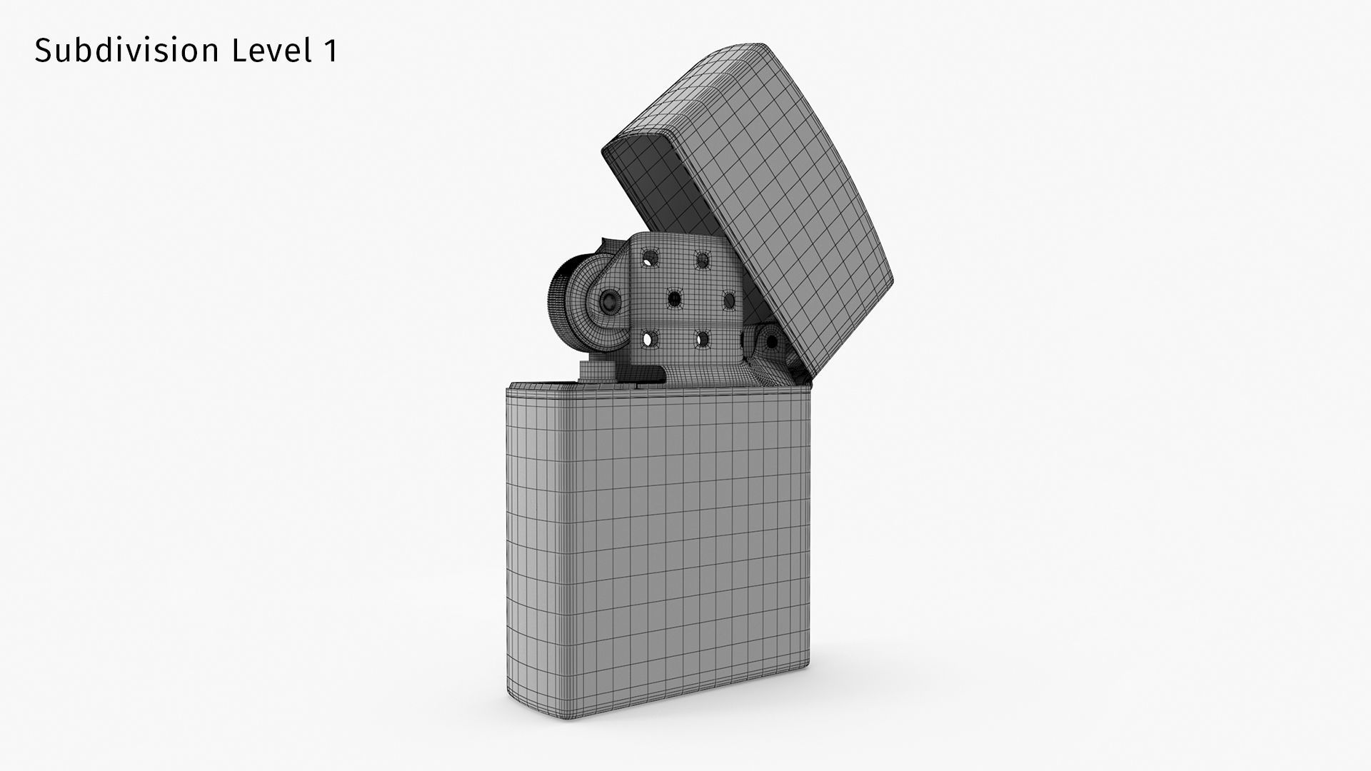 Zippo Lighter 3D model_18