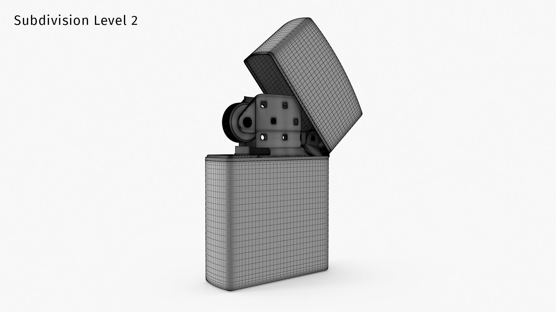 Zippo Lighter 3D model_19