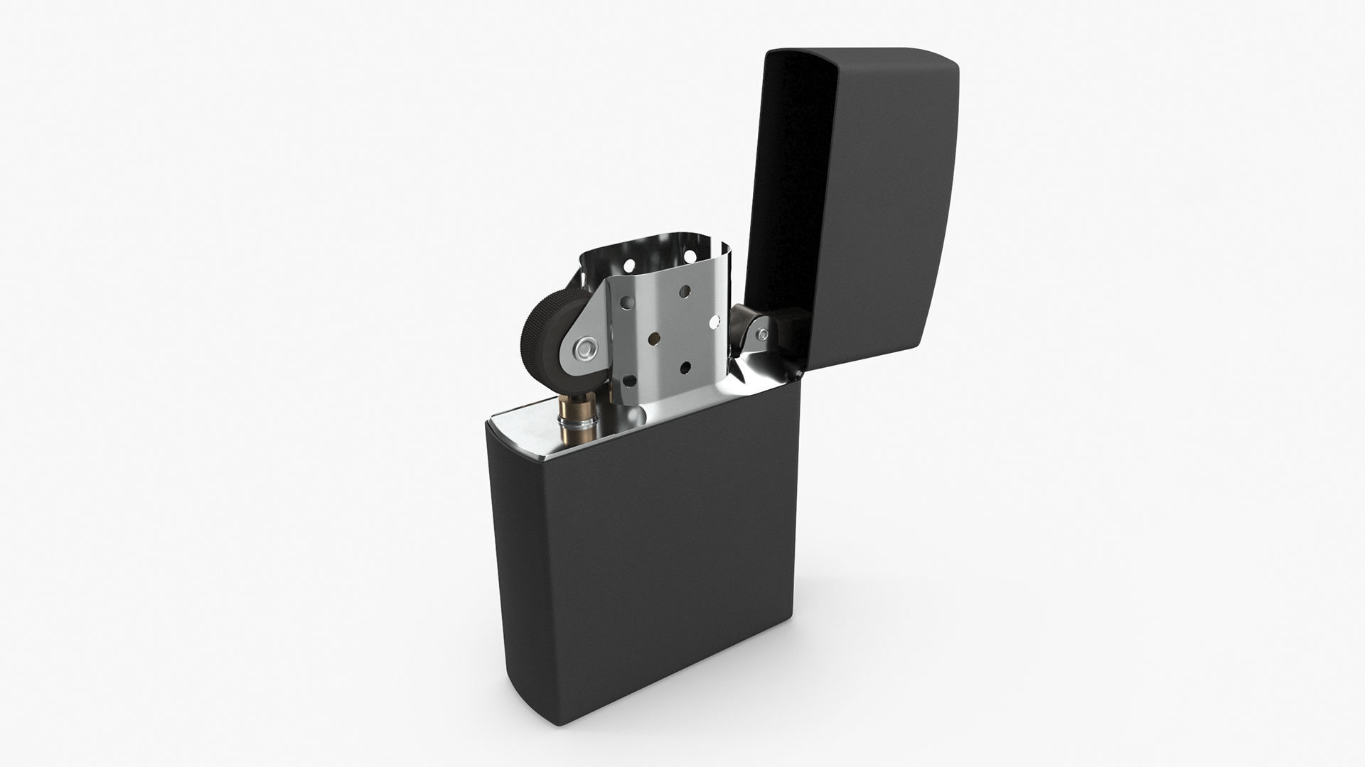 Zippo Lighter 3D model_1