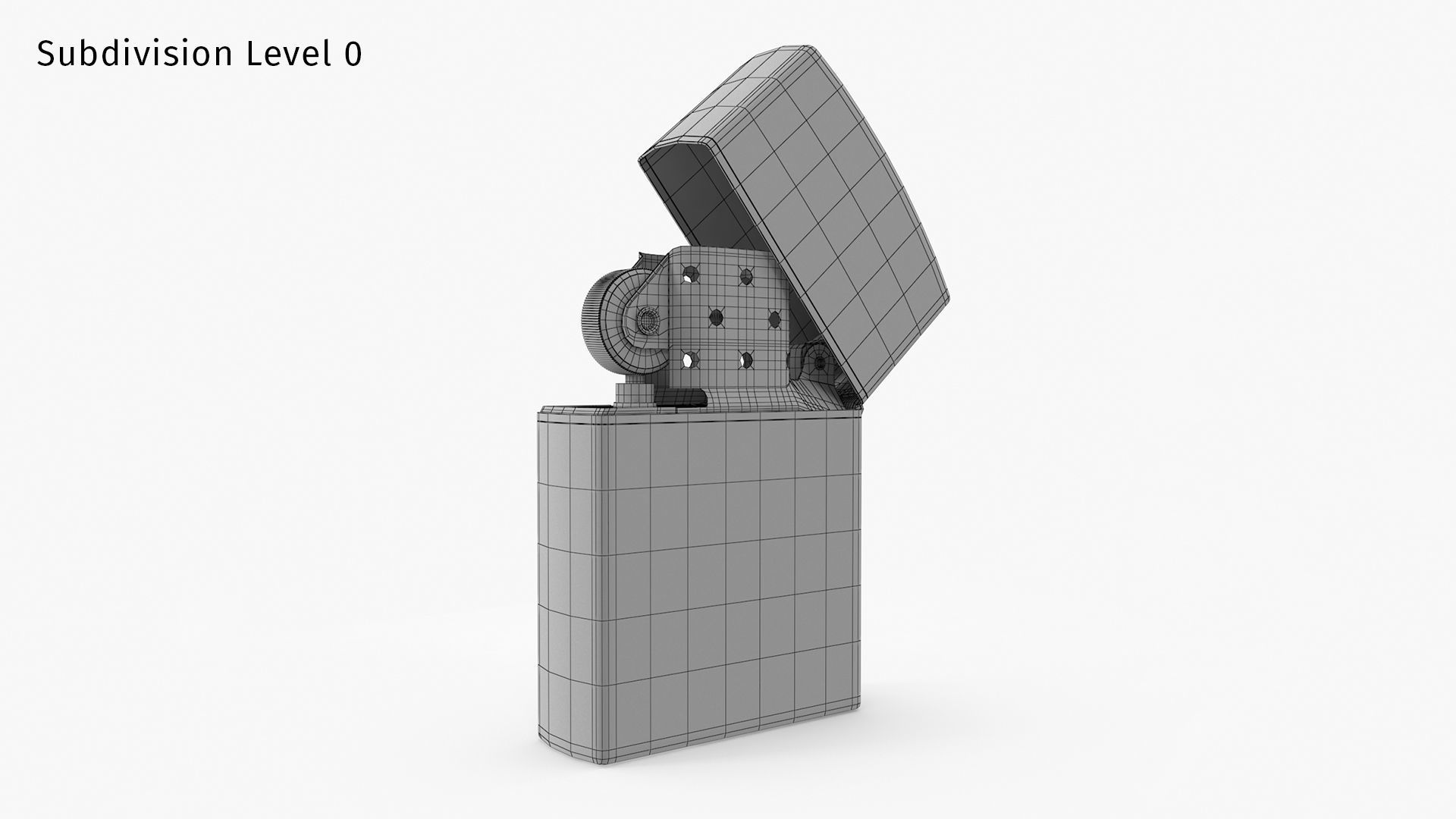 Zippo Lighter 3D model_17