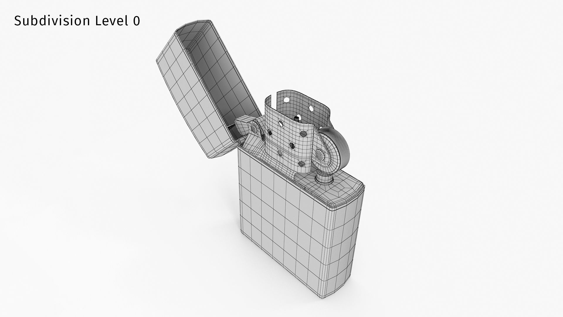 Zippo Lighter 3D model_14