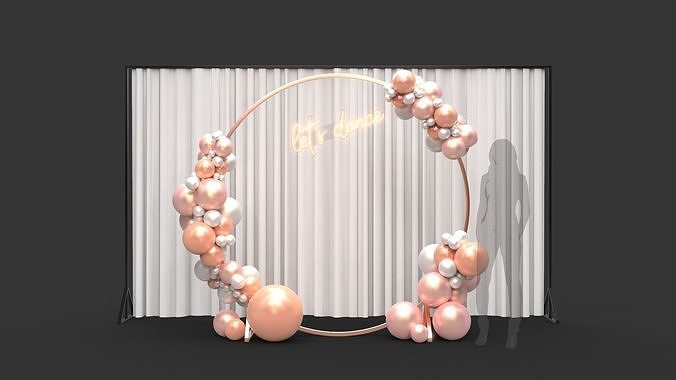 Balloon Arch 6 3D model