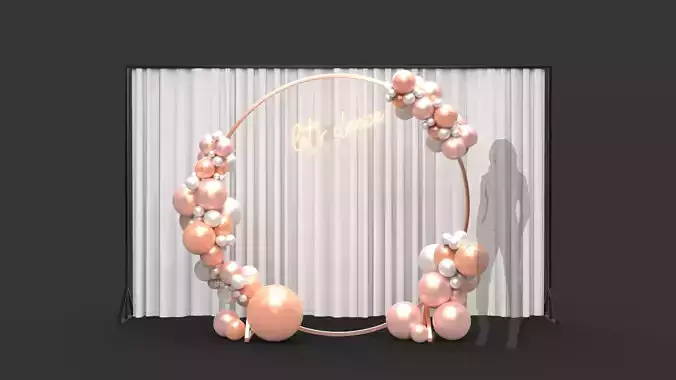 Balloon Arch 6 3D model