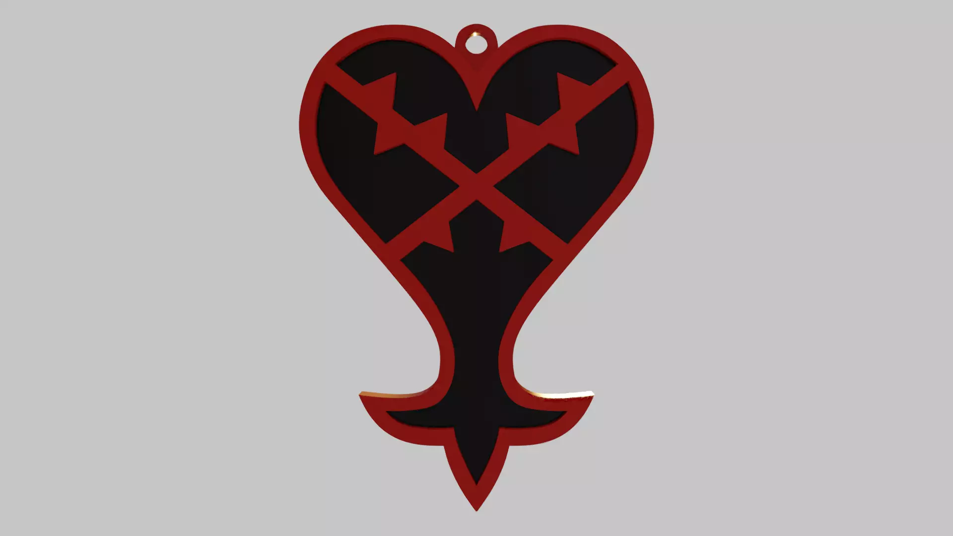 Heartless Emblem Free 3D print model