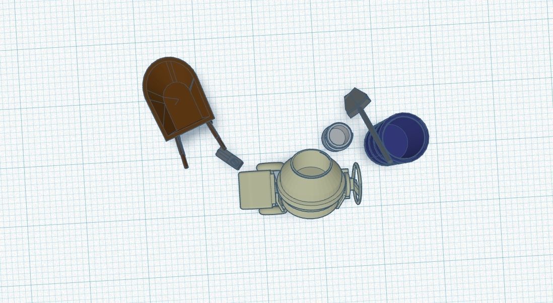 Construction Pack Scale H0 ho 1-87 3D print model_1