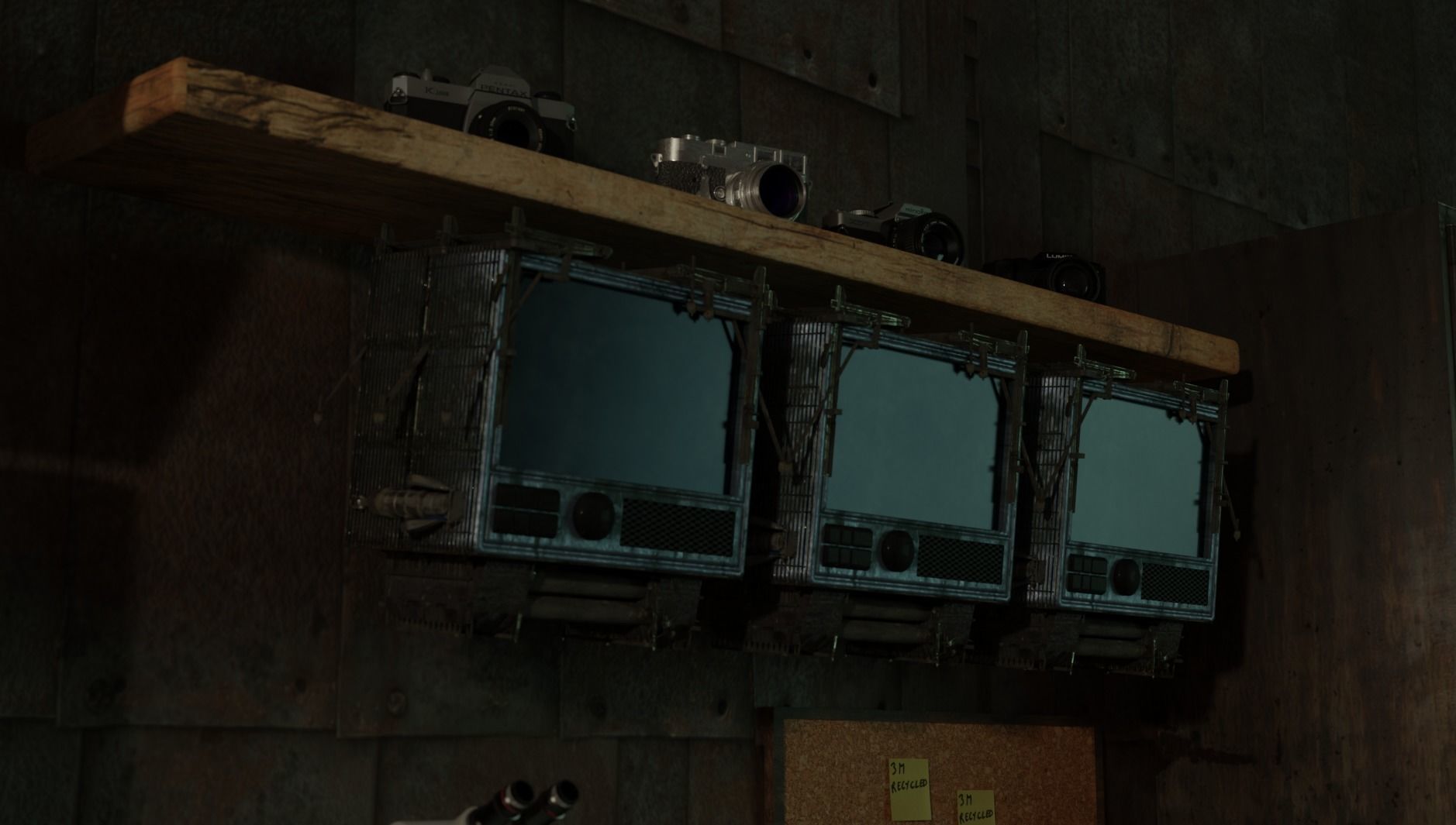 Future Monitor Low-poly 3D model_1