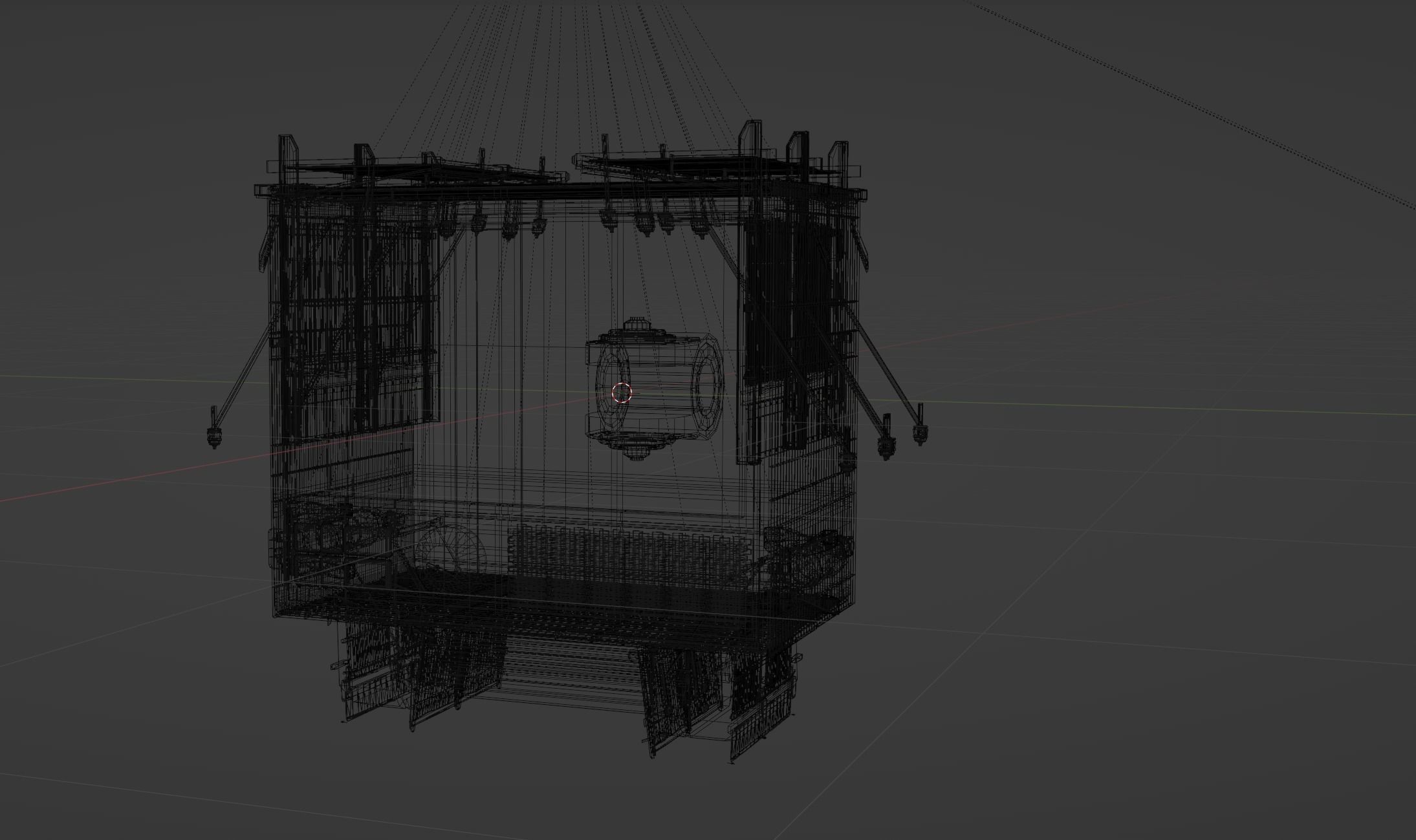 Future Monitor Low-poly 3D model_5