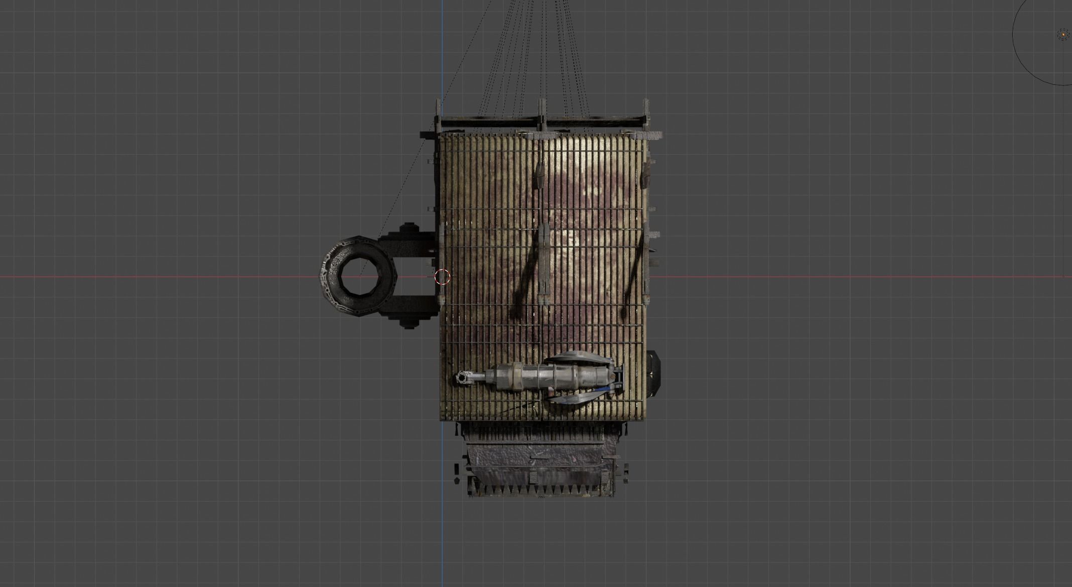 Future Monitor Low-poly 3D model_4