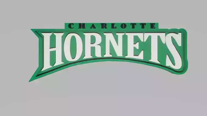 Hornets no logo 3D model