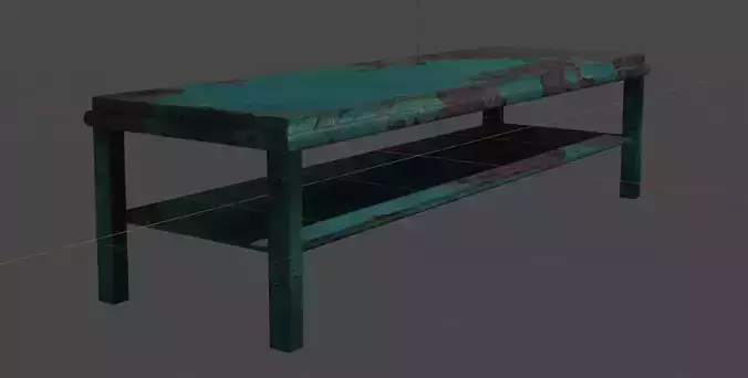 Metal Workbench 3D model Metal Workbench 3D model