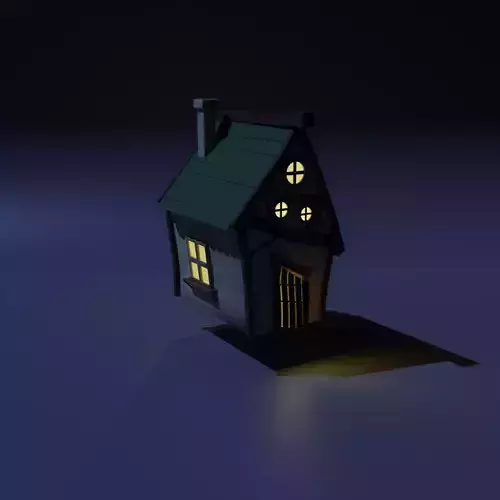 Styalised House 3D model