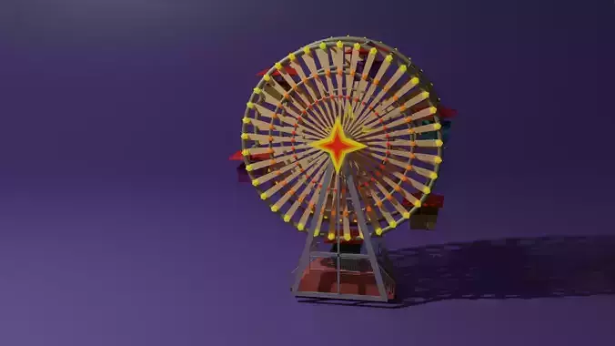 Cartoon Ferris Wheel