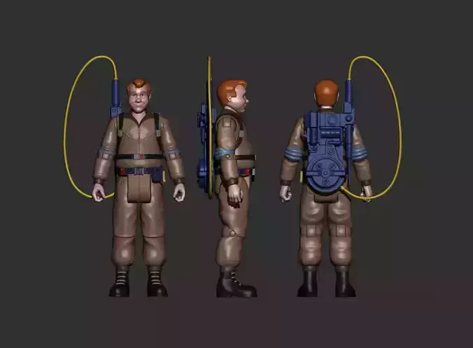 RAY STANTZ ACTION FIGURE THE REAL GHOSTBUSTERS 3D print model 3D print model