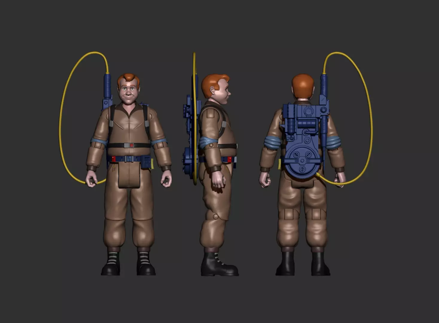 RAY STANTZ ACTION FIGURE THE REAL GHOSTBUSTERS 3D print model 3D print model_0