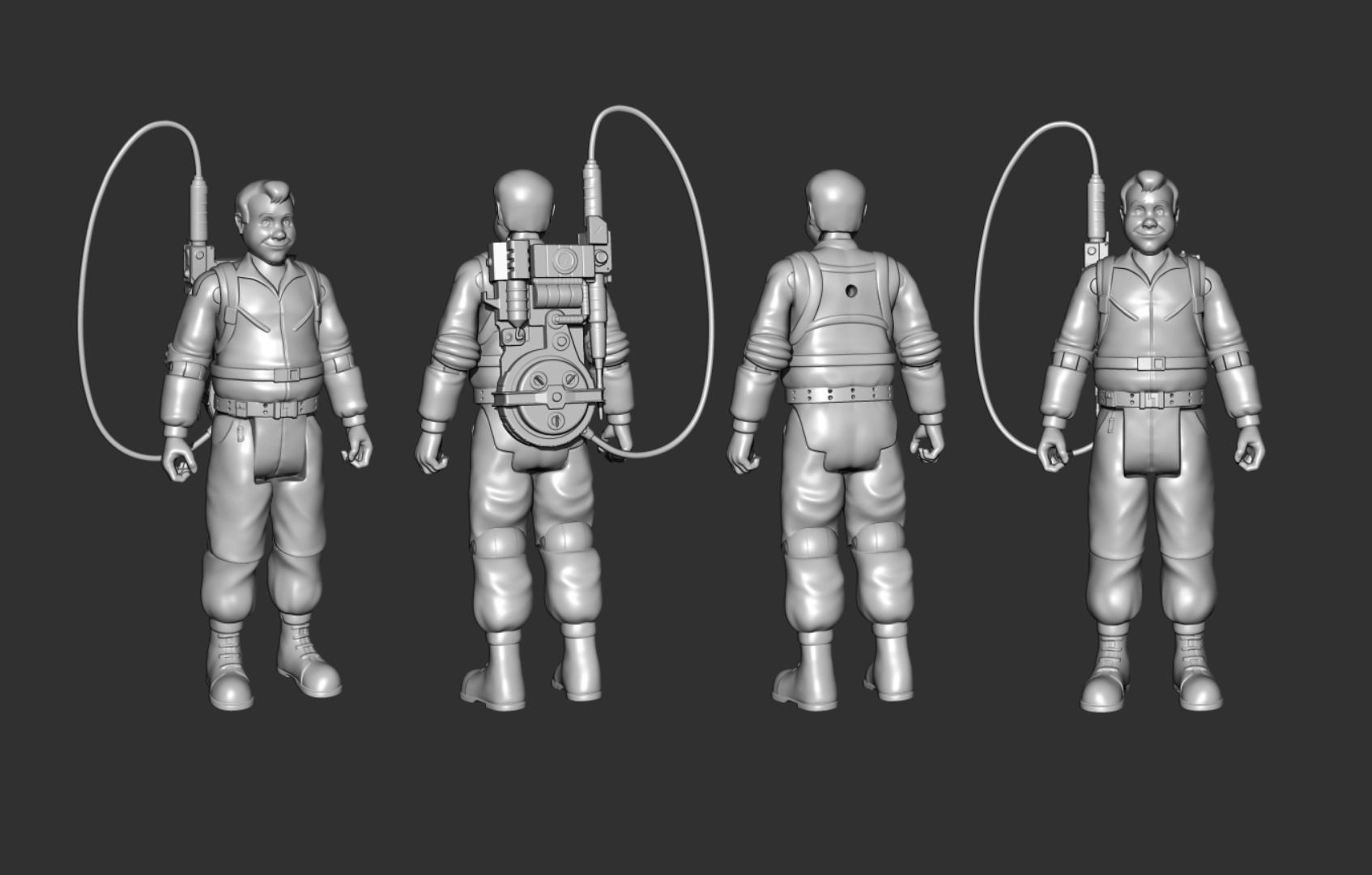 RAY STANTZ ACTION FIGURE THE REAL GHOSTBUSTERS 3D print model 3D print model_2