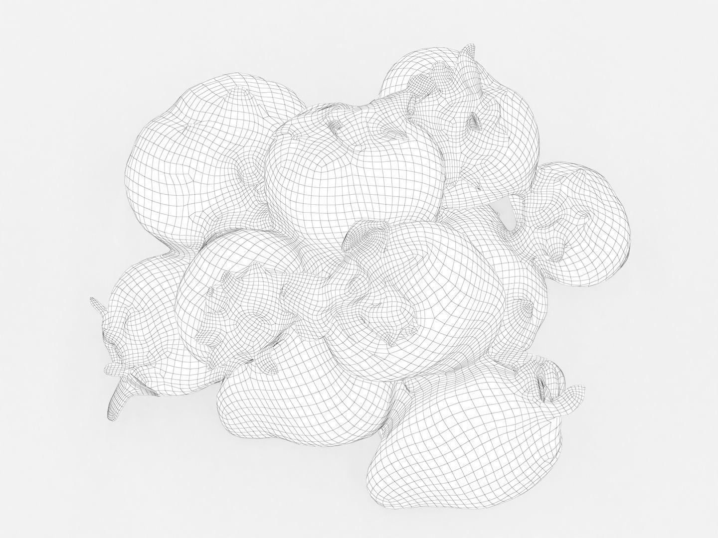 Pile of Strawberries 3D model_17