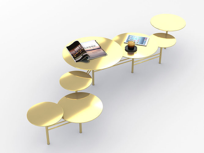 Contemporary Sidetable 001 3D model