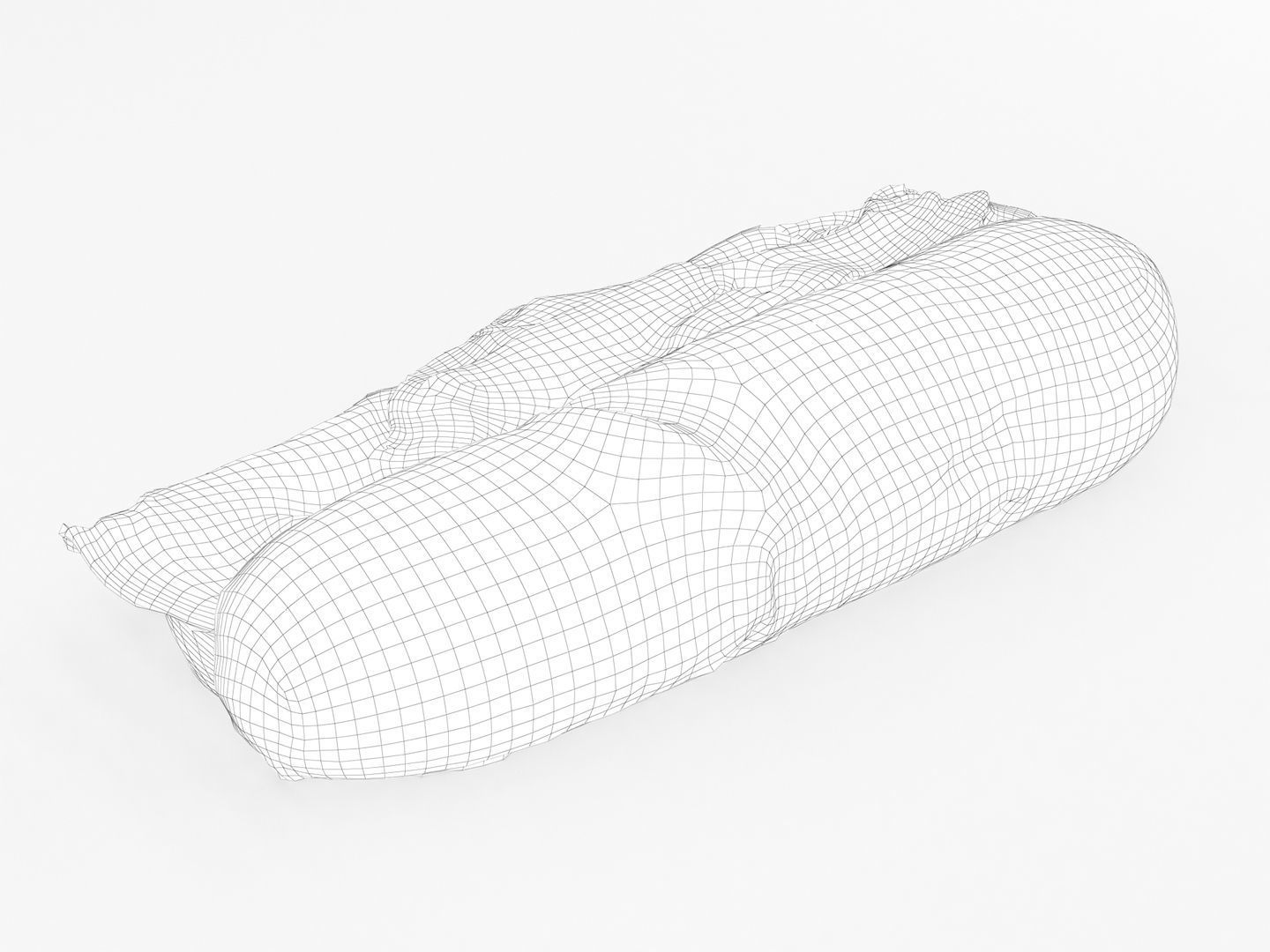 Sub Sandwich Baguette 3D model_13