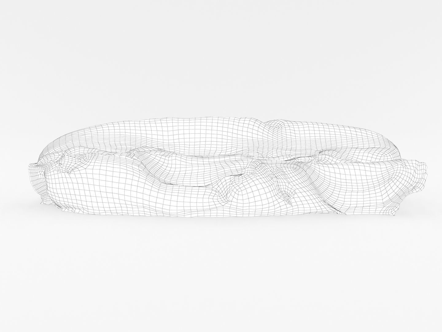 Sub Sandwich Baguette 3D model_15