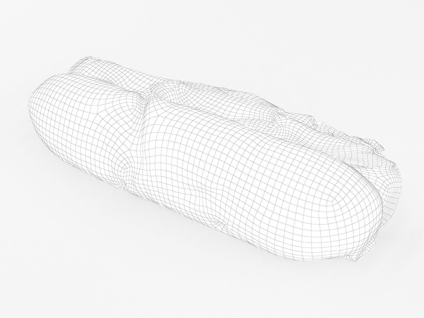 Sub Sandwich Baguette 3D model_12