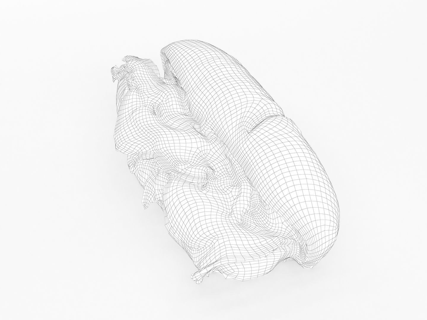 Sub Sandwich Baguette 3D model_14