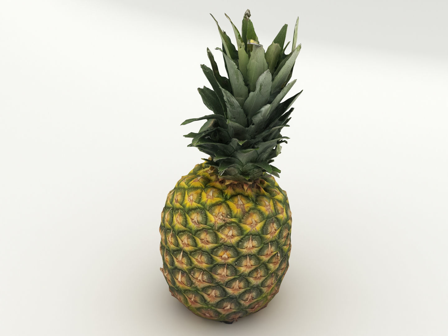 Pineapple 3D model_2