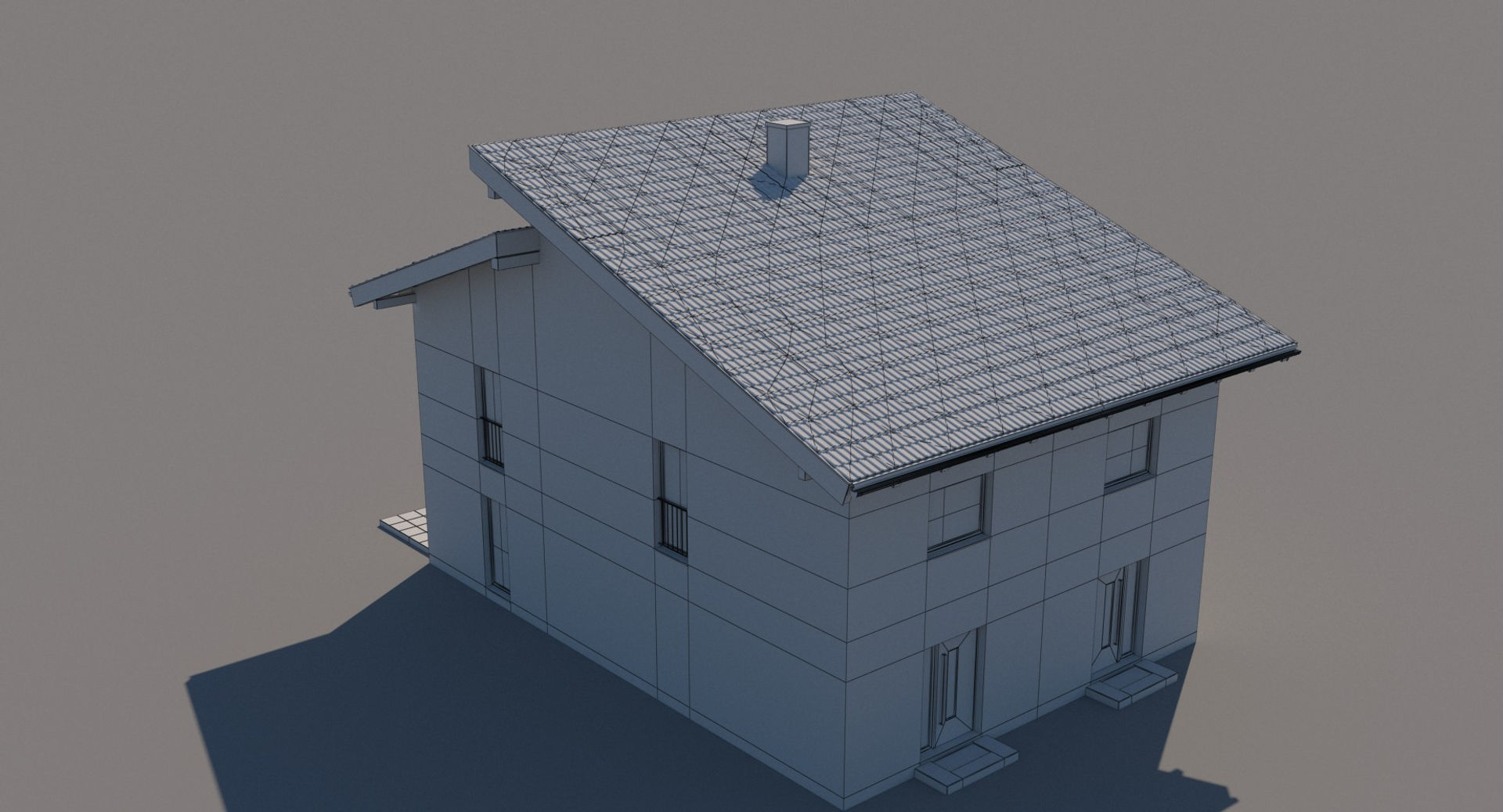 Generic Residential Building 003 3D model_7