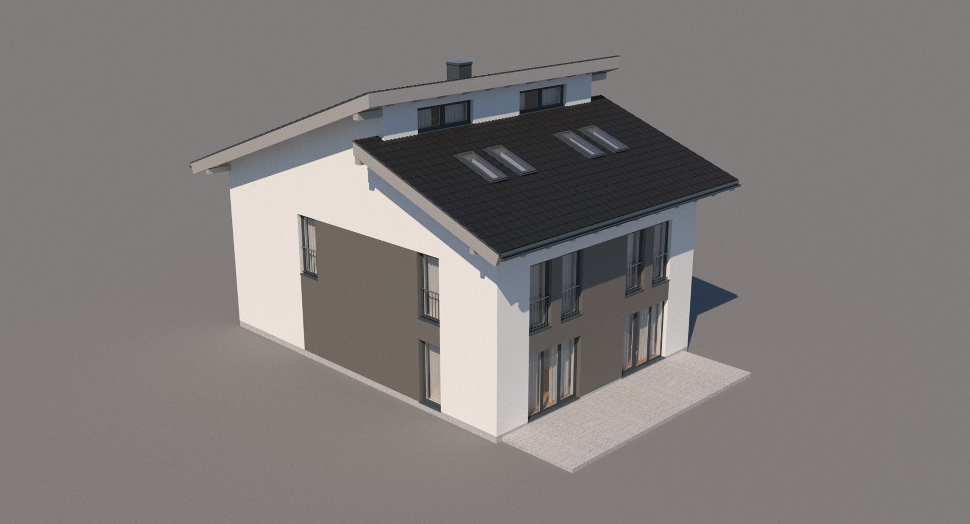 Generic Residential Building 003 3D model_5