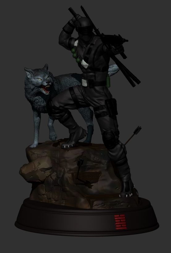 Snake eyes Gi Joe 3D print model_6