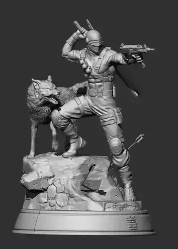 Snake eyes Gi Joe 3D print model