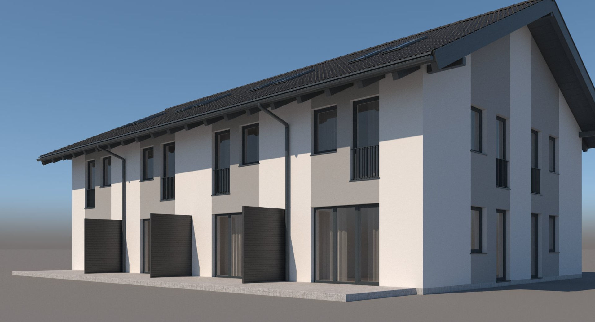 Generic Residential Building 001 3D model_5