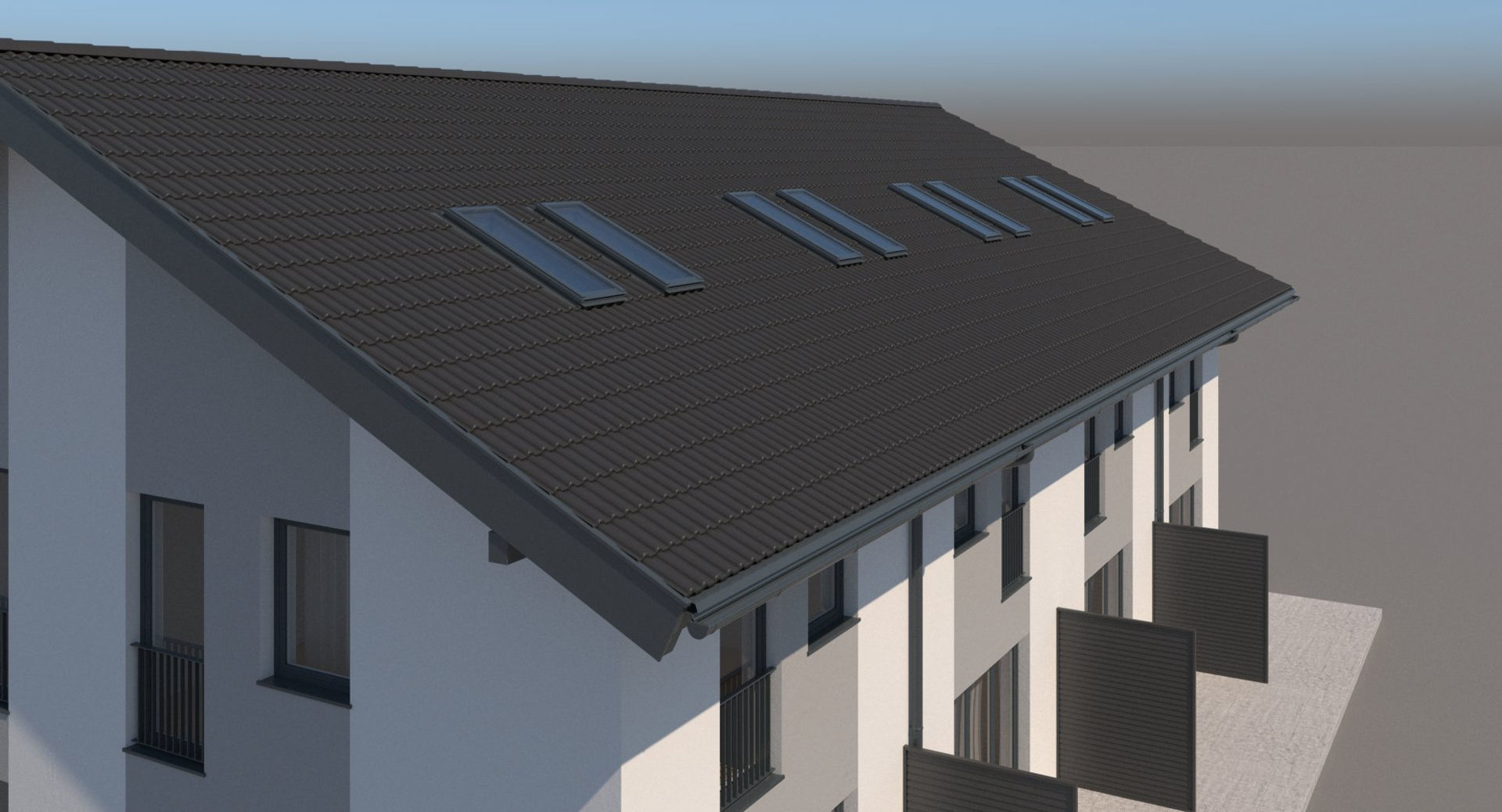 Generic Residential Building 001 3D model_6