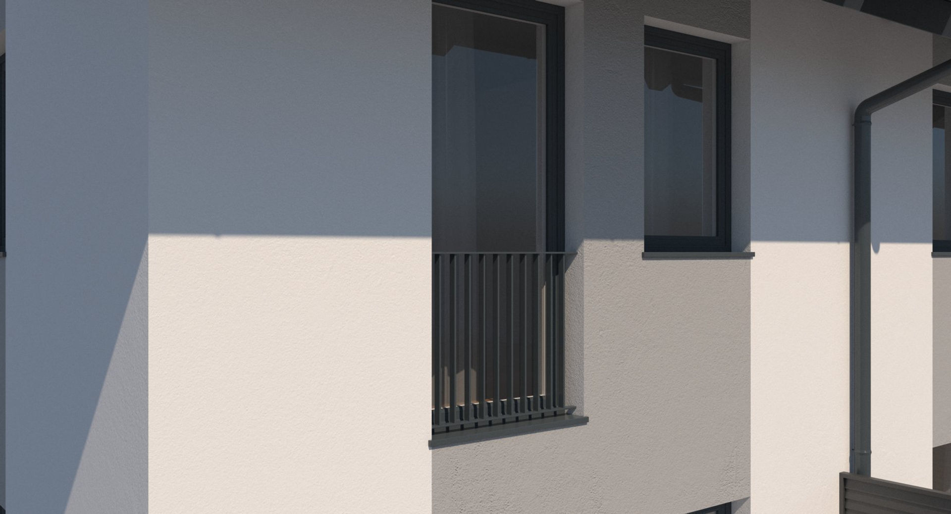 Generic Residential Building 001 3D model_8