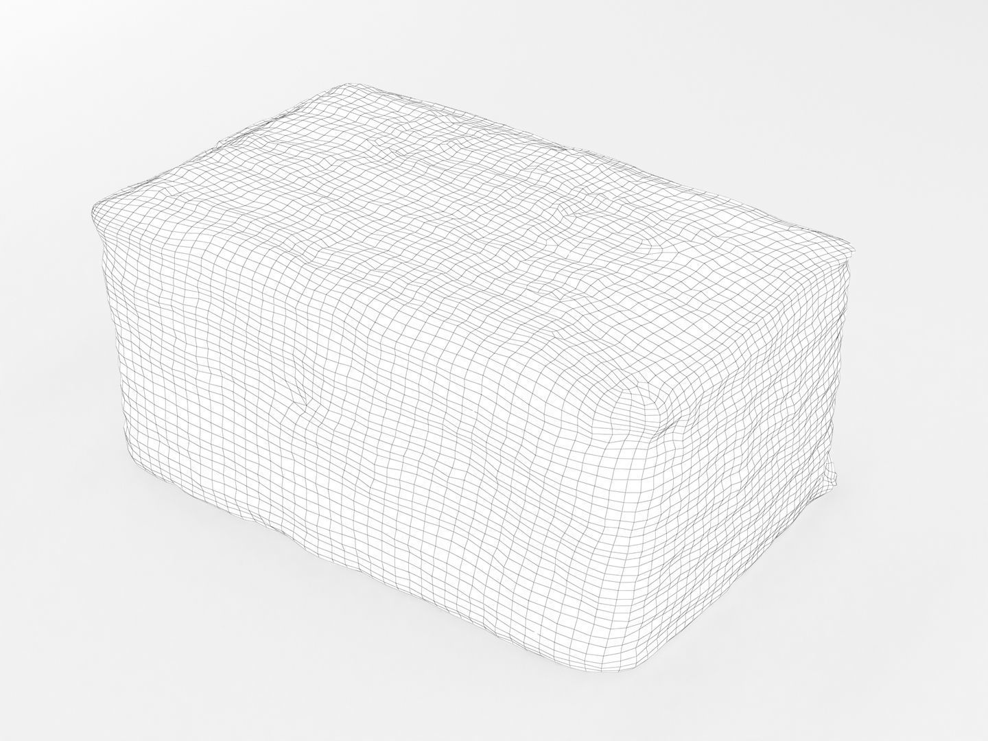 Decorative Wicker Basket 3D model_12