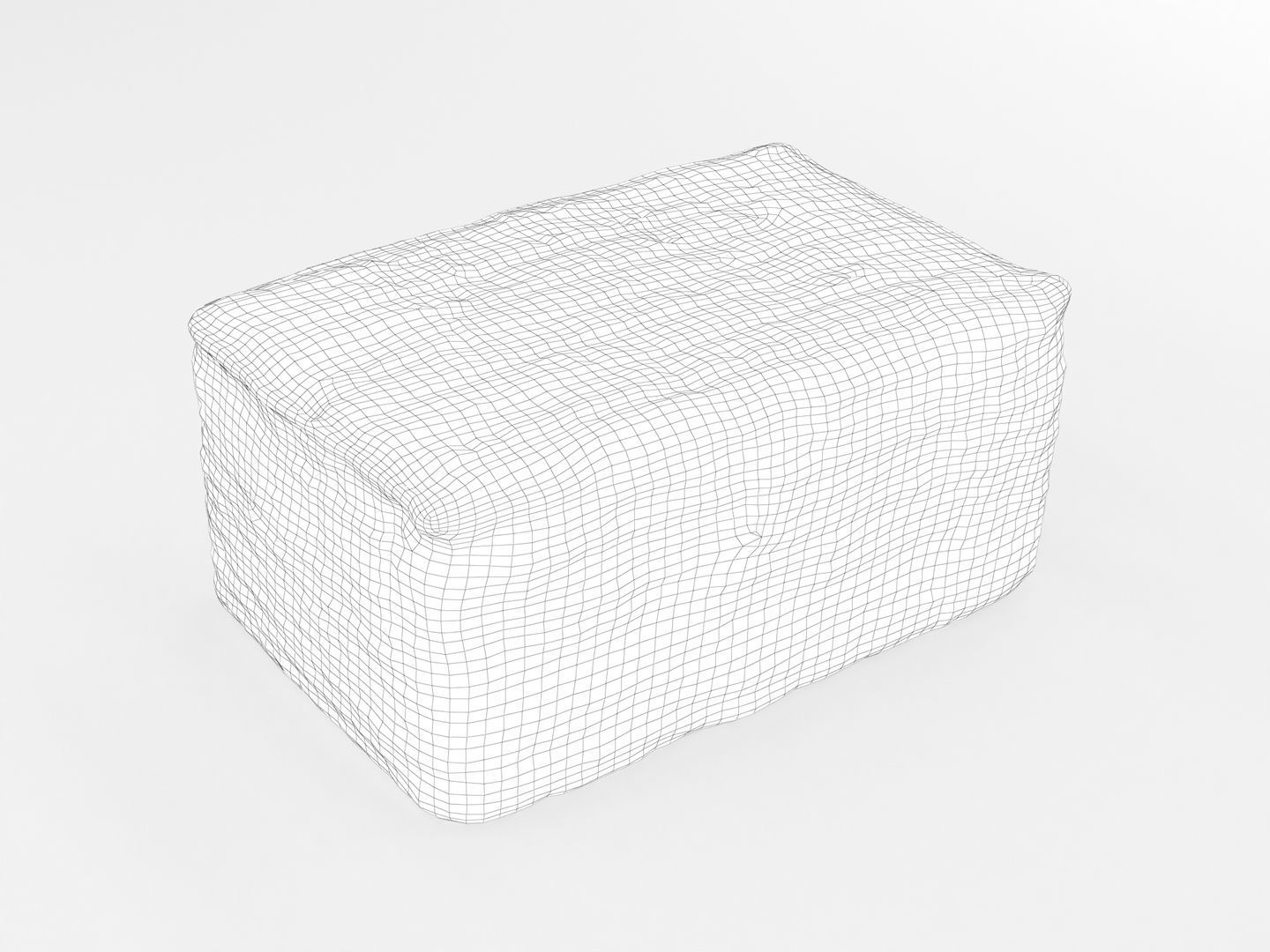 Decorative Wicker Basket 3D model_13