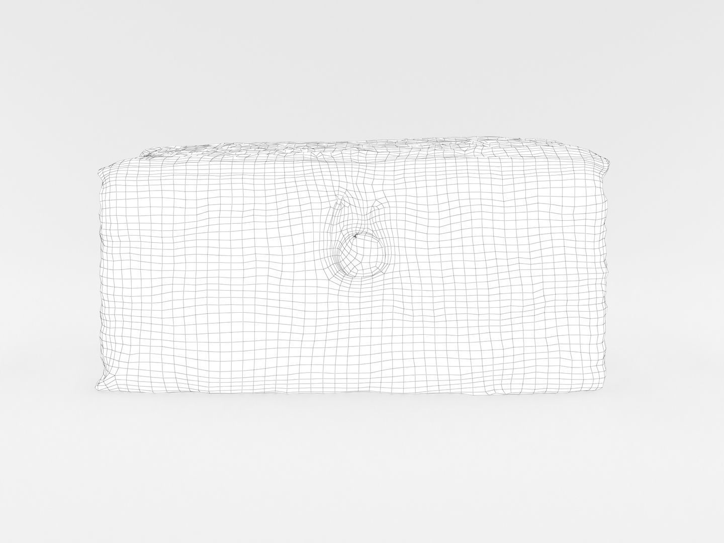 Decorative Wicker Basket 3D model_15